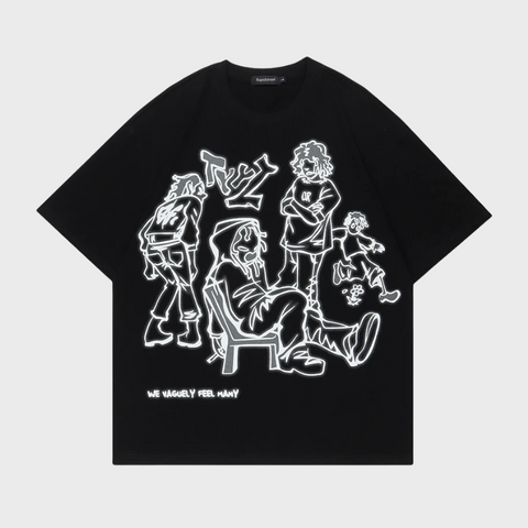 Camiseta Oversized Kanji