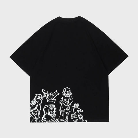 Camiseta Oversized Kanji