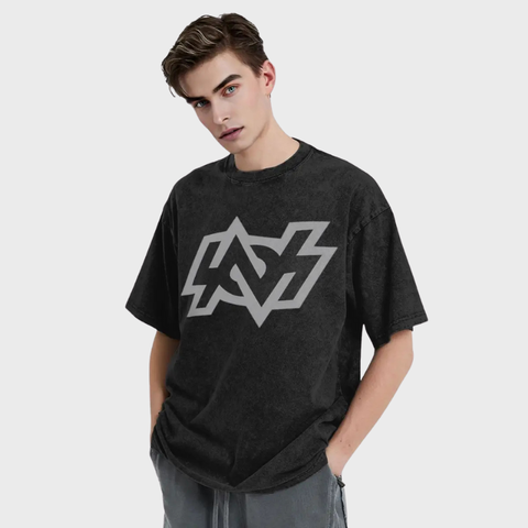 Camiseta de algodão lavada para homens e mulheres, zona sem zeros, camisa sábia, tops retrô de jogos, streetwear de hip hop, verão