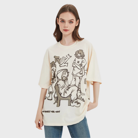 Camiseta Oversized Kanji