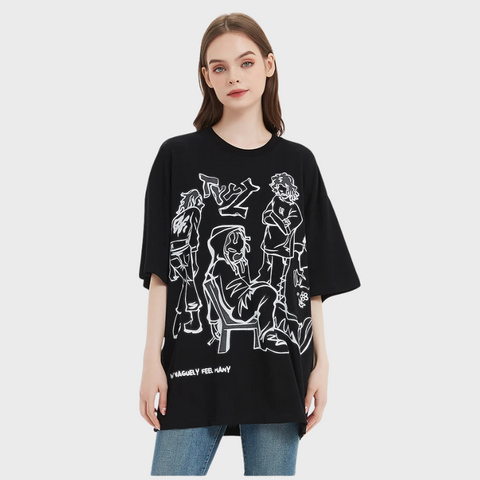 Camiseta Oversized Kanji