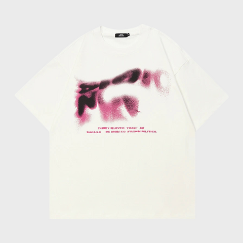 Camiseta Oversized Blossom Graffiti
