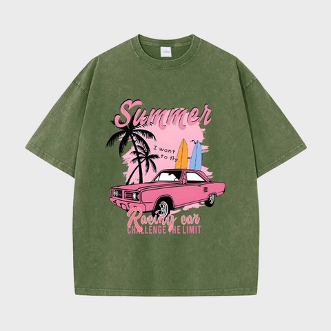 Camiseta Oversized Summer Racing