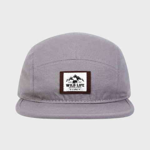 Boné Five Panel Wild Life Cinza - Liquibako