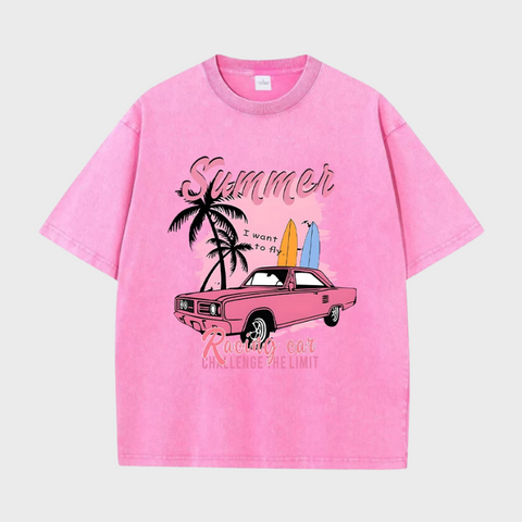 Camiseta Oversized Summer Racing